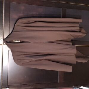 🆕 Chic Brown Draped Jacket